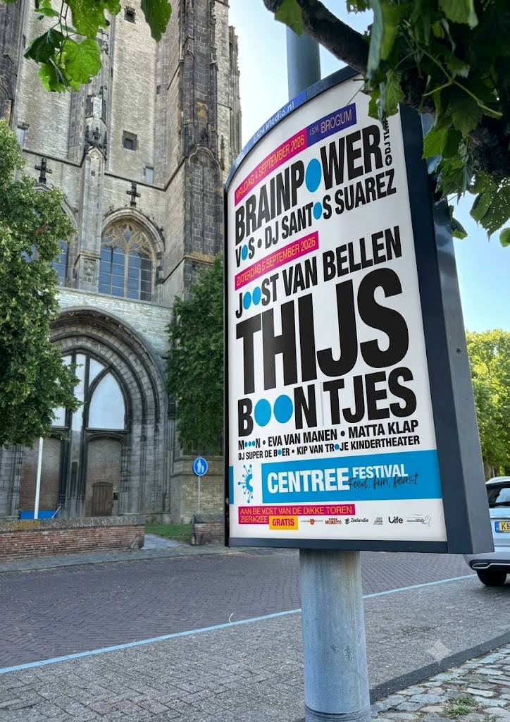 Mockup stoepbordposter